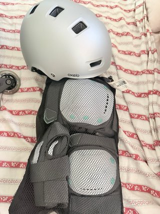 Pack Patines Adulto + Protecciones + Casco + bolsa
