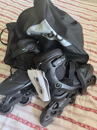 Pack Patines Adulto + Protecciones + Casco + bolsa