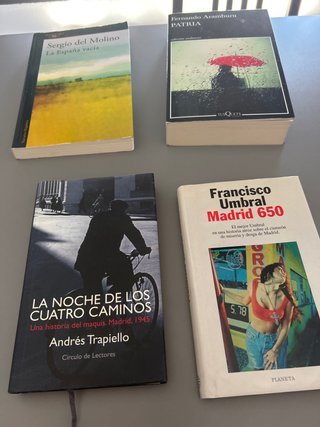 Lote 4 libros autores españoles