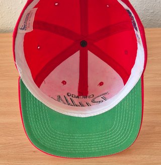 Gorra Chicago Bulls Vintage Script Roja