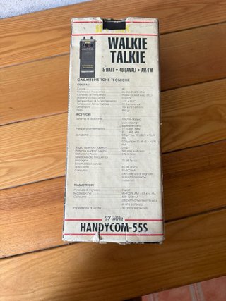 Walkie Talkie Intek Handycom-55S 5W 40 Canali