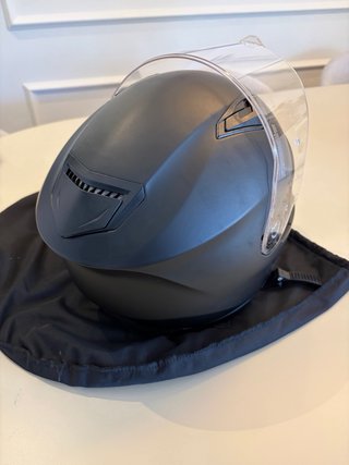 Casco Moto Course Talla S Negro