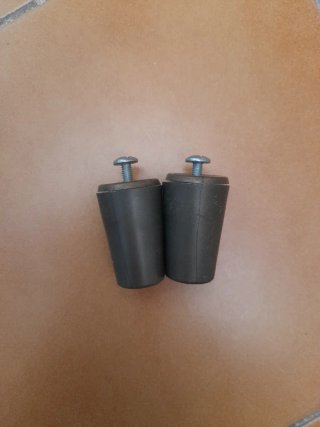 Topes de persiana con tornillo