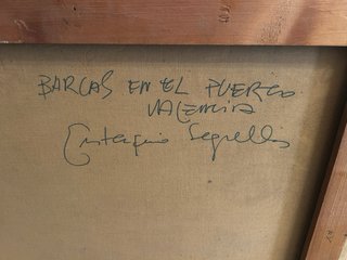 Oleo sobre lienzo Eustaquio Segrelles