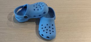 Zuecos Crocs Azules