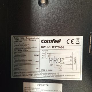 Campana Extractora - SLIF17-60 LED - COMFEE