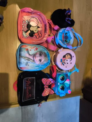 Lote bolsos y mochilas niña