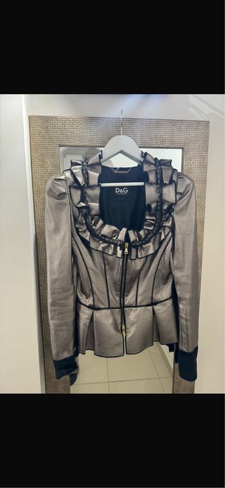 Chaqueta D&G fiesta gris plata