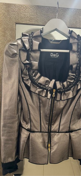 Chaqueta D&G fiesta gris plata