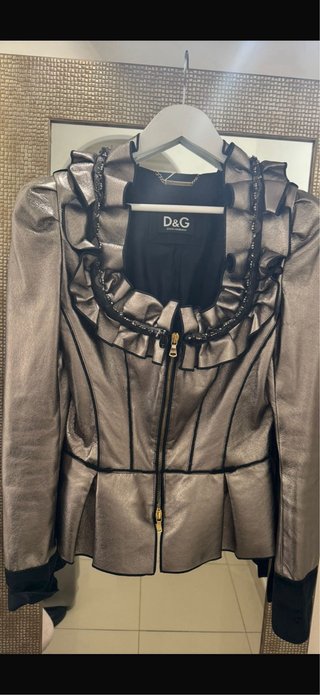 Chaqueta D&G fiesta gris plata