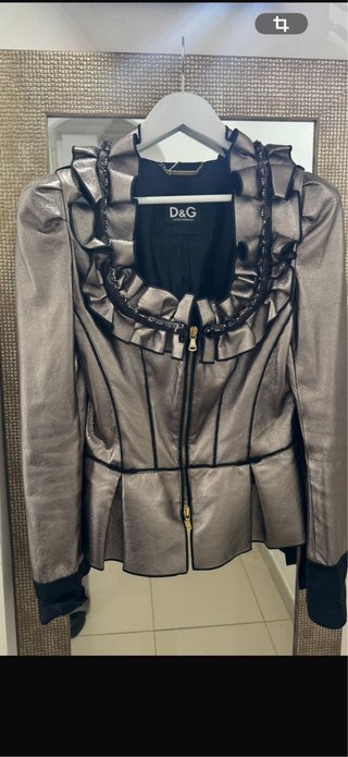 Chaqueta D&G fiesta gris plata