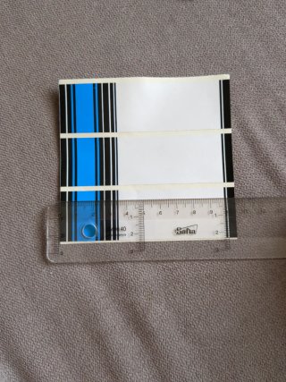 Vinilo para flechas azul y negro