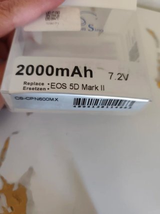 Batería CS 2000mAh para EOS 5D Mark II