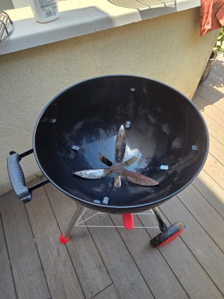 Barbacoa Weber Kettle Plus 47 cm Nero 2 usi