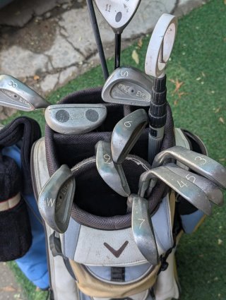 Set Golf Vintage Premium - Ferri PING EYE2 + Legni