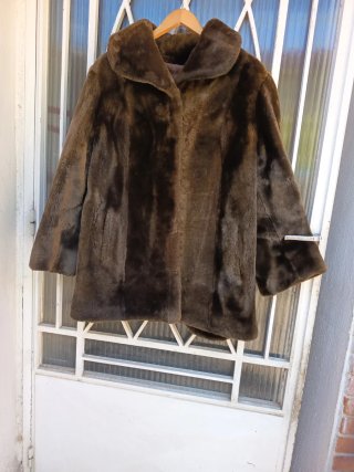 Chaquetón marrón talla M