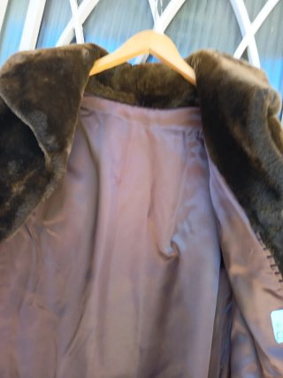 Chaquetón marrón talla M