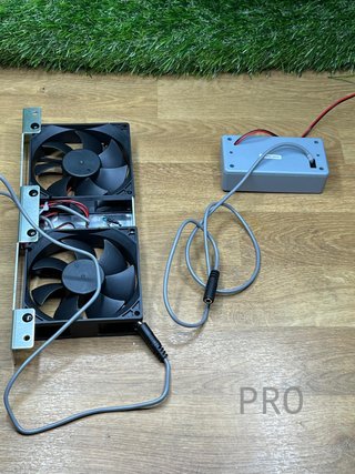 Ventilatore doppio 12V per frigoriferi