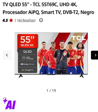 TV TCL 55 QLED 4K UHD Smart TV