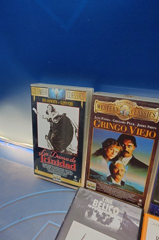 6 Películas VHS Clásicas (Guerra/Western)
