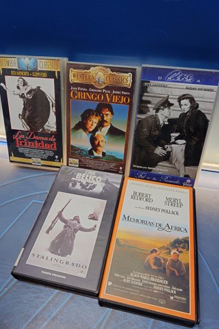 6 Películas VHS Clásicas (Guerra/Western)