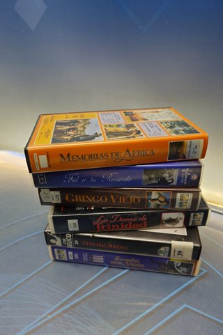 6 Películas VHS Clásicas (Guerra/Western)