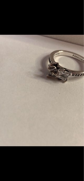 Conjunto Pandora Stitch:Collar,Anillo y Pendientes