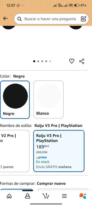 Mando Razer Raiju V3 Pro PS5/PC