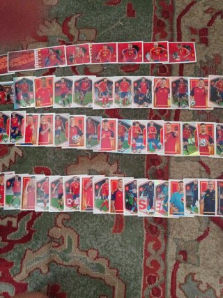 Sueltos.Lote 70 cromos España Carrefour sin repet