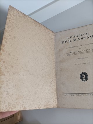 Tratado Masaje Alemán (1926) - J. H. Lubinus