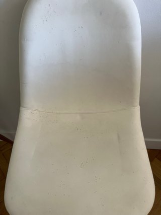 Juego de 2 sillas de comedor blancas