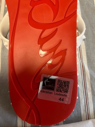 Chanclas Christian Louboutin Blancas
