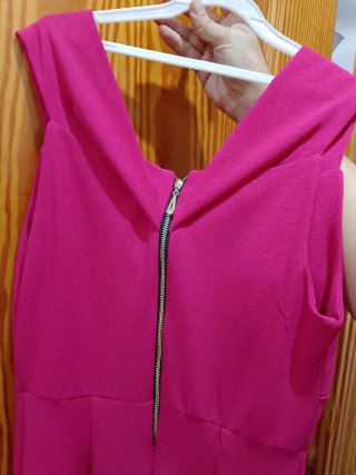 Vestido largo fiesta rosa