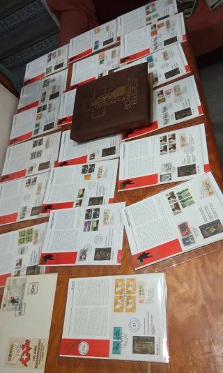 Colección Sellos Militares Suizos Feldpost