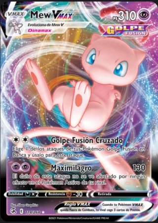 Carta Pokémon Mew VMAX 114/264