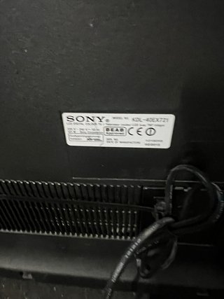 TV Sony 40-42 Negra