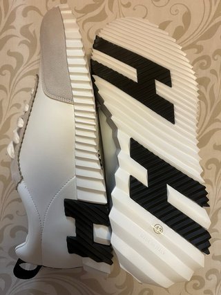 Hermès Bouncing Sneakers Beige/Blanco
