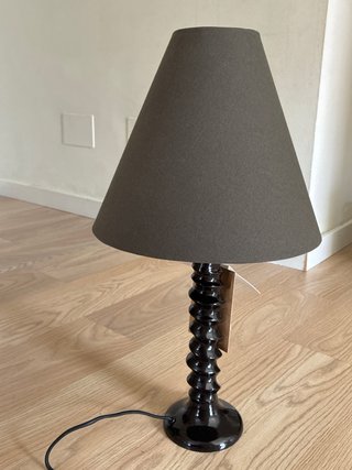 Lámpara Zara Home negra sin usar