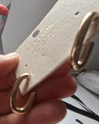 Pendientes Aro Parfois Dorados
