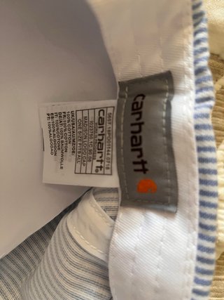 Gorra Carhartt Rayas Azul y Blanco