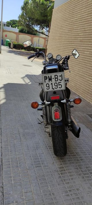 Yamaha Virago Cruiser Negra
