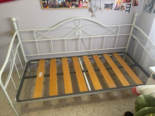 Estructura cama + somier 90cm