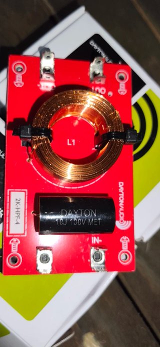 Dayton Audio 2K-HPF-4 Crossover 2000Hz Paso alto