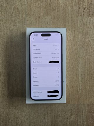 IPHONE 15 PRO 1TB NERO OCCASIONE + FATTURA