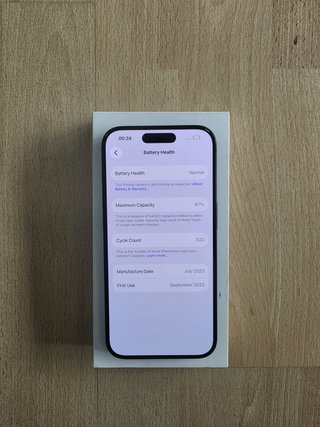 IPHONE 15 PRO 1TB NERO OCCASIONE + FATTURA