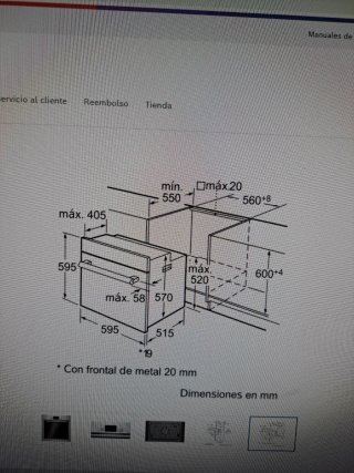 Horno Bosch Acero Inoxidable