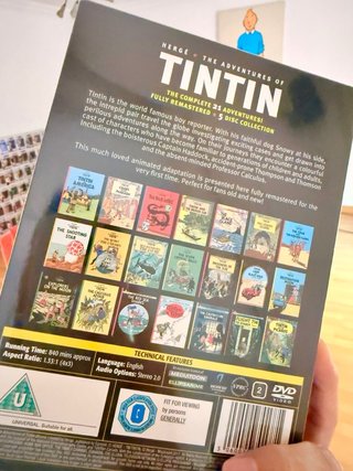 DVD Las Aventuras de Tintín Colección Completa