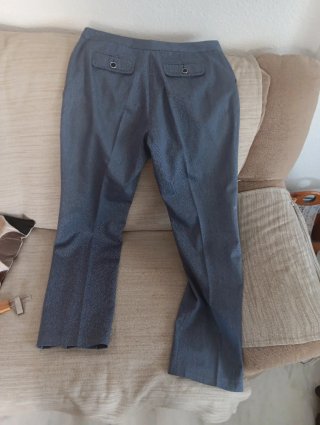 Pantalón vaquero azul marino mujer