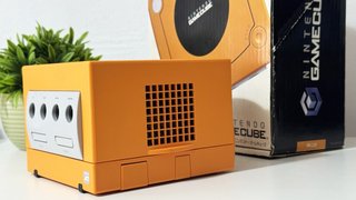 NINTENDO GAMECUBE SPICE ORANGE JAP CON CAJA