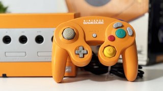 NINTENDO GAMECUBE SPICE ORANGE JAP CON CAJA